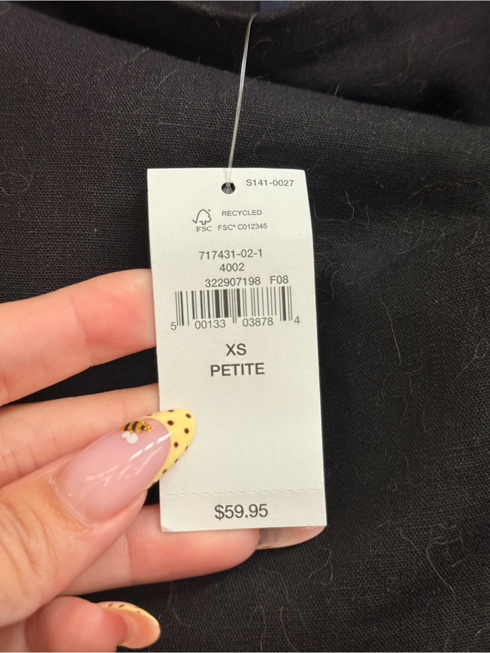 Gap Petite - Linen-Blend Mini Skort - XS - Picture 6 of 6